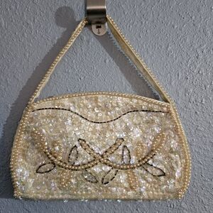 Vintage La Regale Product Beaded‎ Sequin Purse
